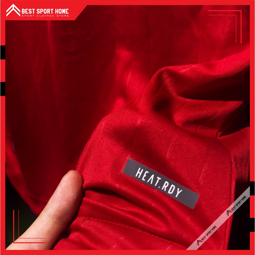 Set quần áo bóng đá Manchester United sân nhà 2022/23 - Vải Climacool màu đỏ form Âu - In ấn tên số theo yêu cầu