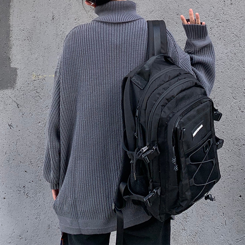 Áo Len Cao Cổ 228892 Áo Sweater Tay Dài Dáng Rộng Màu Sắc Đơn Giản Cho Nam Và Nữ