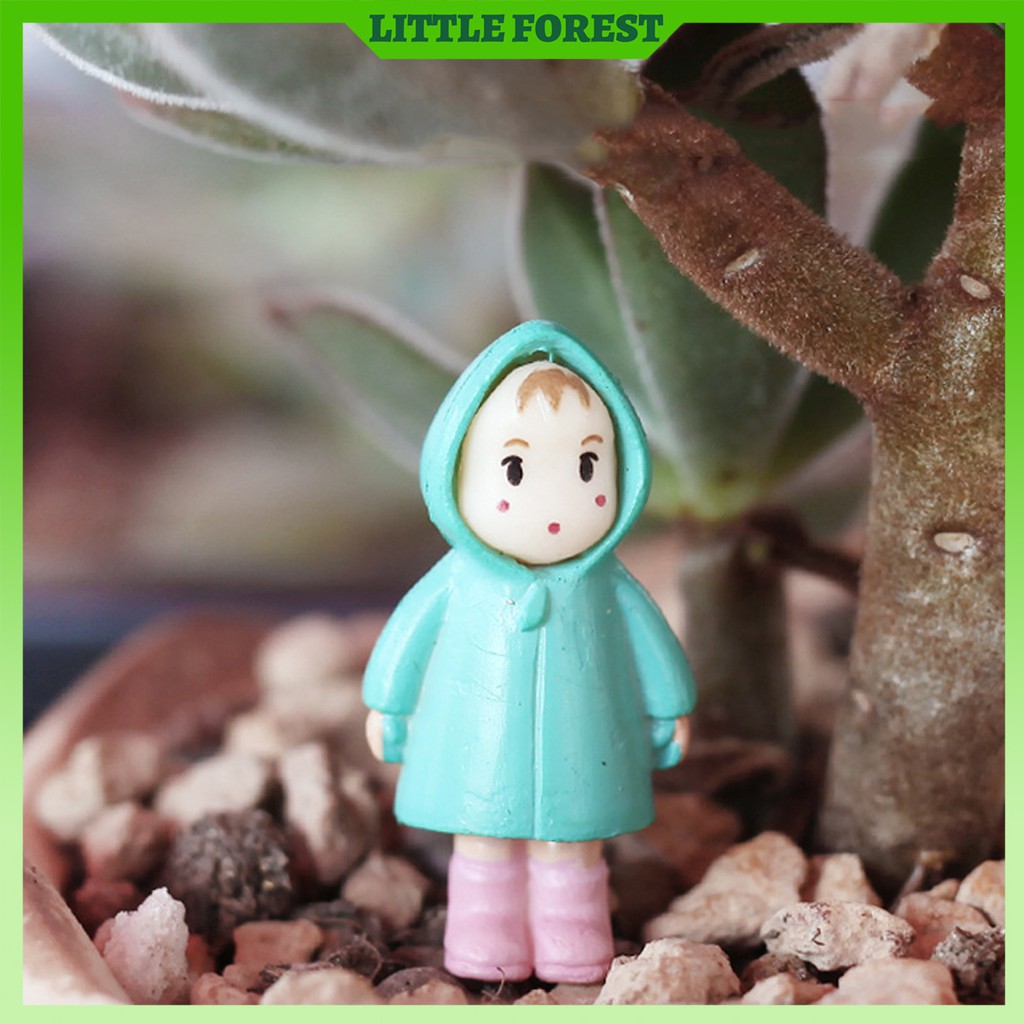 Em gái mưa phụ kiện tiểu cảnh trang trí mô hình cô bé Mei - Little Forest