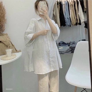 ÁO SƠ MI SỌC OVERSIZED