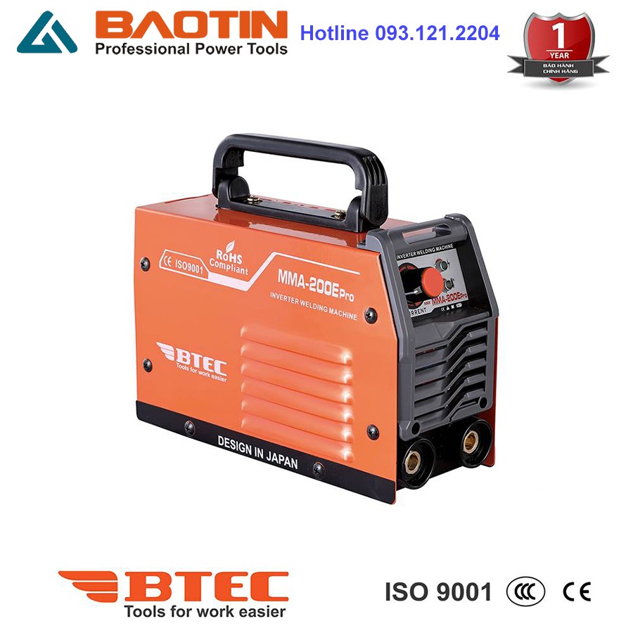 Máy Hàn Điện Tử, Máy hàn mini Btec 200E PRO,Que hàn 2.5-3.2 , Bảo Tín oficial store