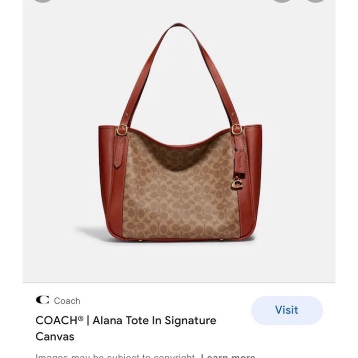 Cặp công sở Coach Alana Tote duyên dáng