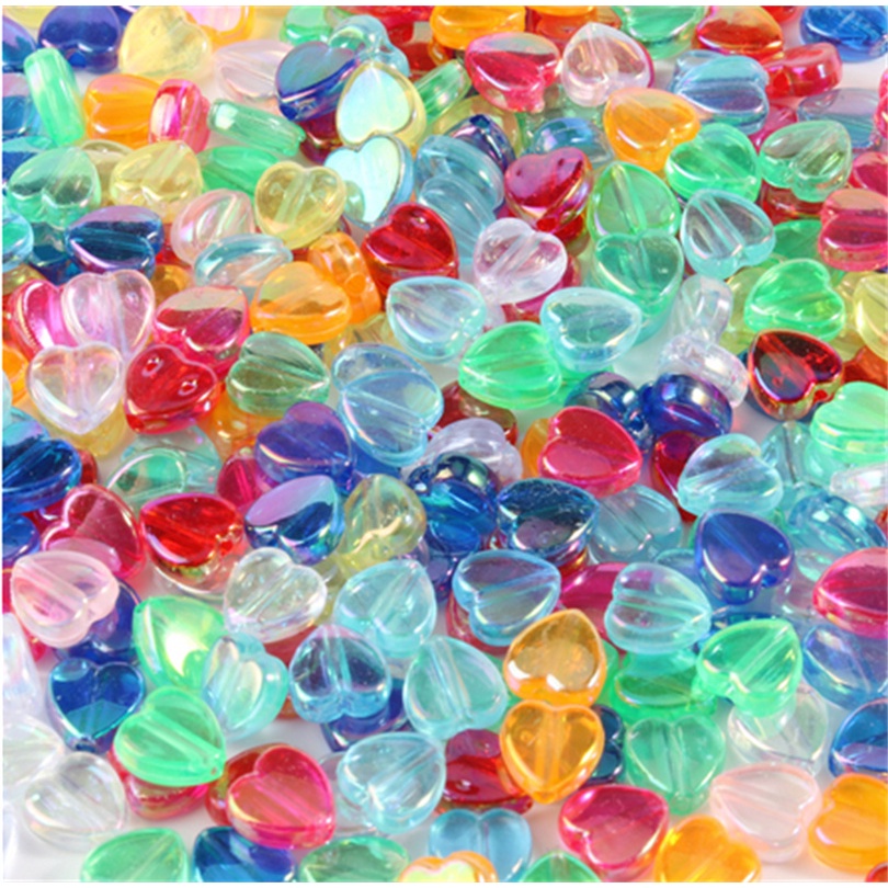 Hạt Acrylic Hình Ngôi Sao/Trái Tim/Mặt Cười Dùng Làm Trang Sức DIY