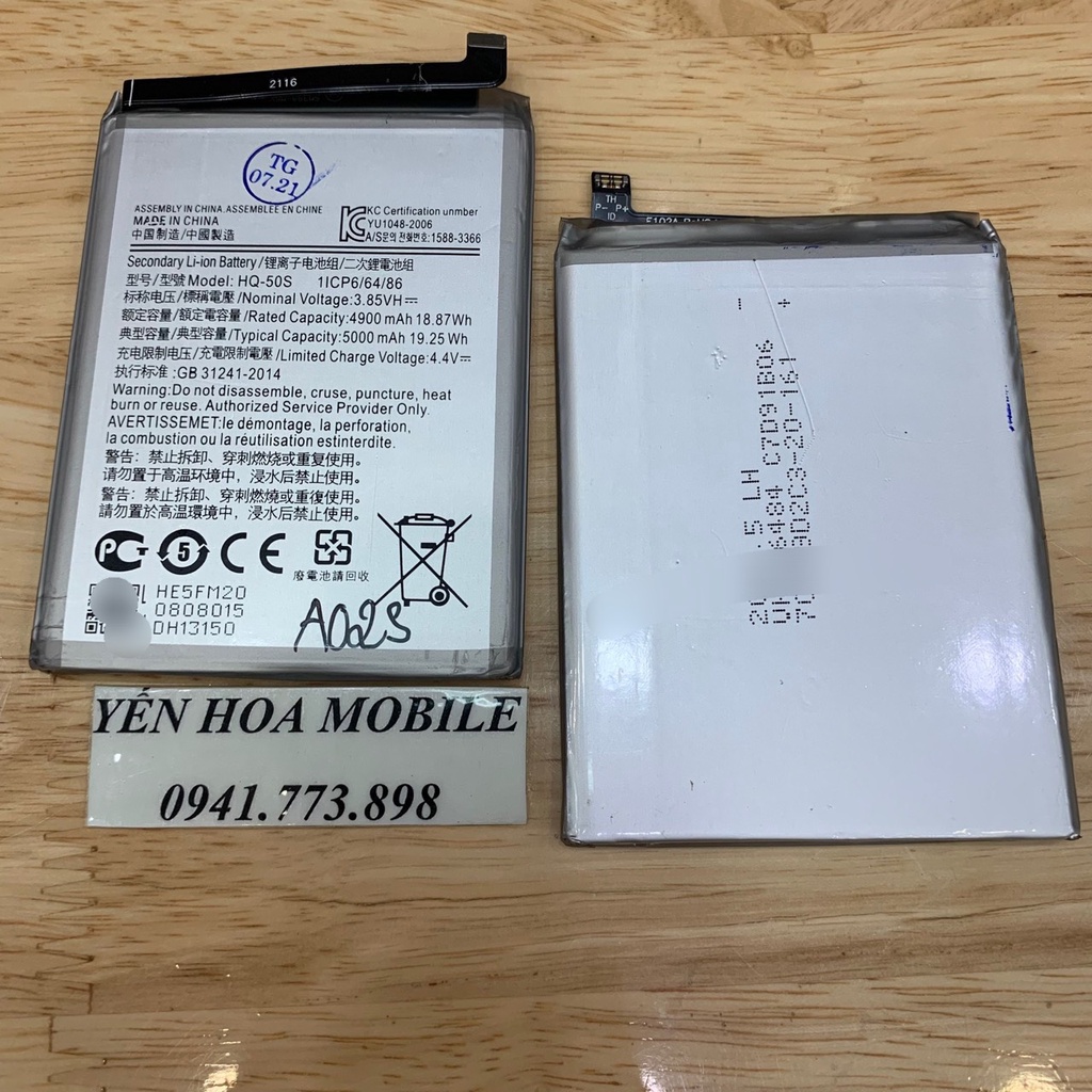 Pin HQ - 50S thay thế cho điện thoại ss A02S