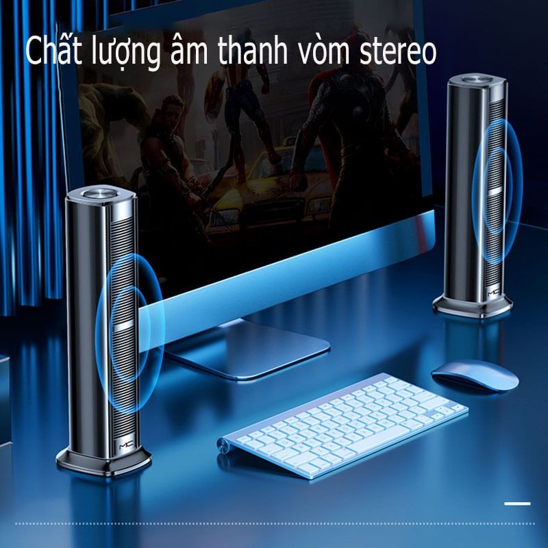Loa Vi Tính Bluetooth MC Maicong F3 Âm Bass Cực Mạnh