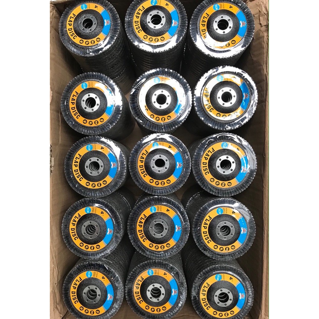 10 viên nhám xếp #40 -60 hiệu sư tử xanh KING LION