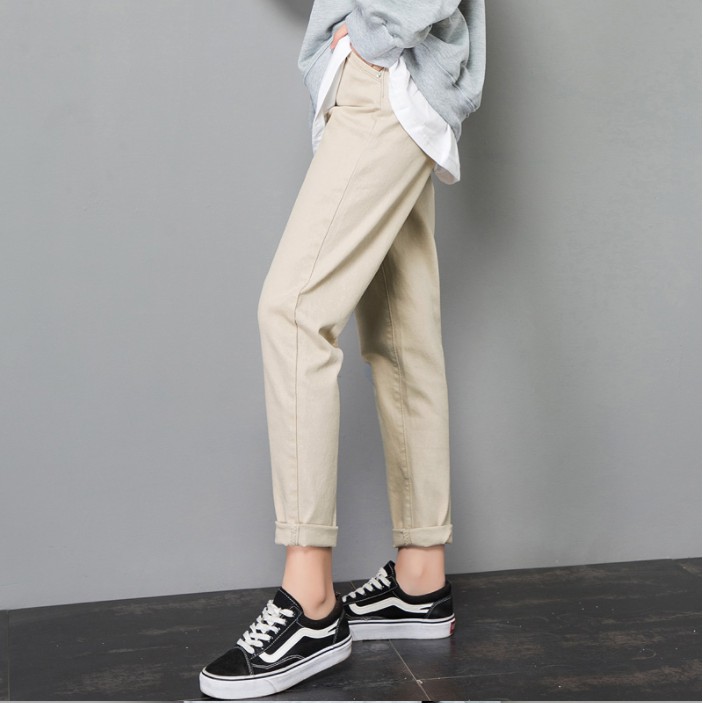 Quần kaki ống suông Unisex nam nữ săn gấu thời trang | BigBuy360 - bigbuy360.vn