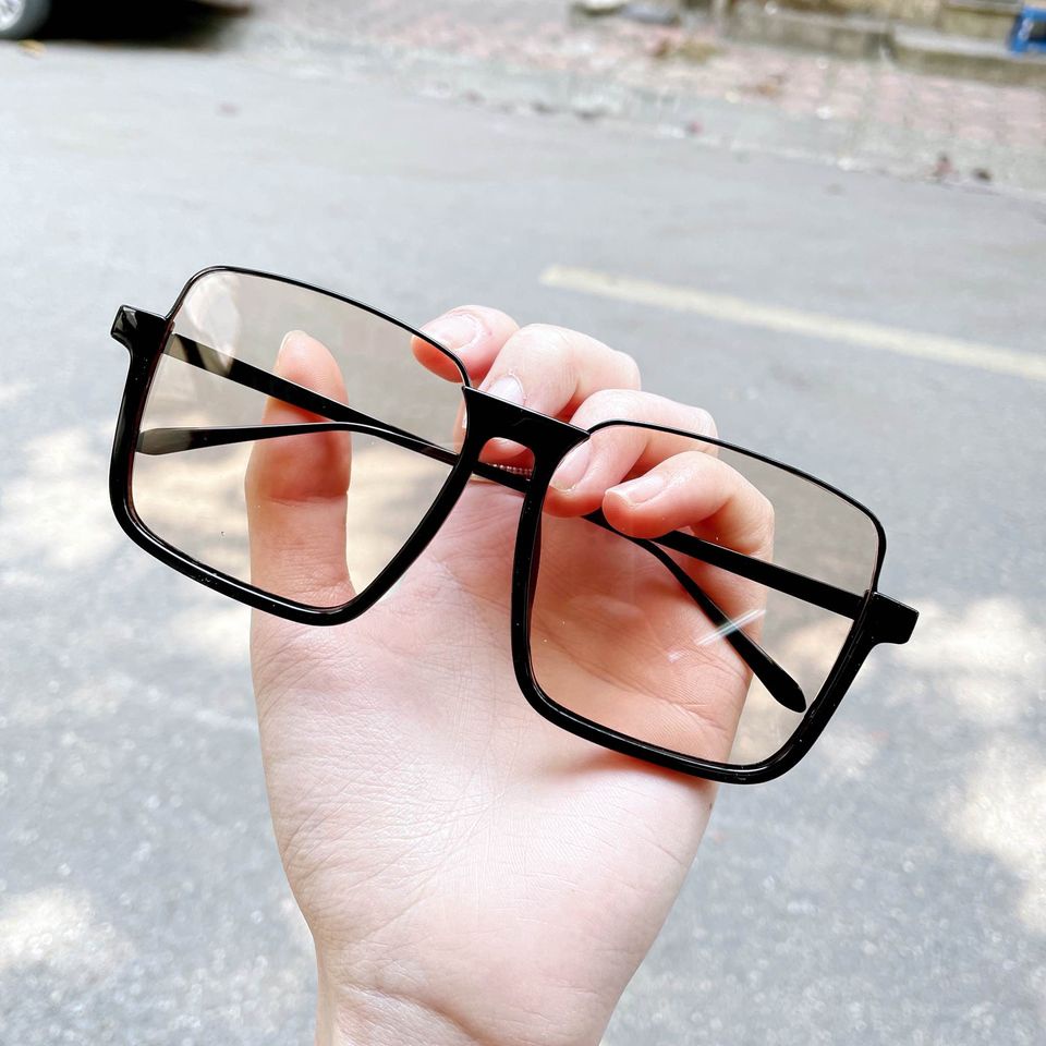 Mắt kính râm mát nữ gọng kính vuông thời trang phong cách Hàn Quốc bảo vệ mắt chống tia UV Hottrend 2020 giá rẻ 220