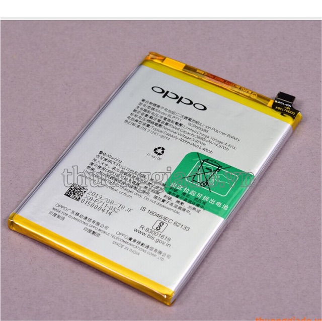 Thay Pin Oppo K1/ Oppo A1k, BLP711, 4000mAh xịn, bảo hành 3 tháng