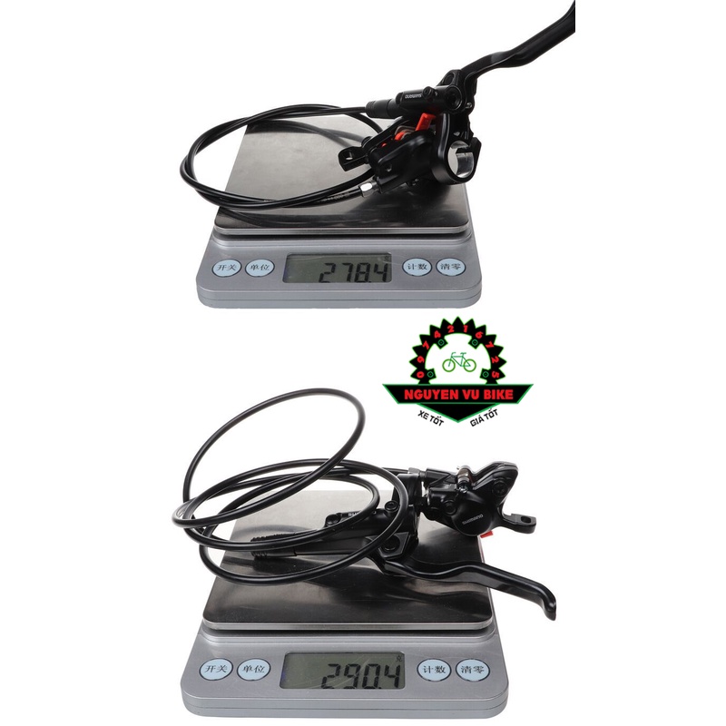 Phanh xe đạp, phanh dầu xe đạp Shimano MT200 chính hãng