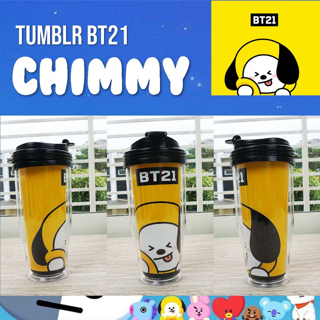 Bình Nước Họa Tiết Bt21 Phiên Bản 1 - Unofficial Merchandise Kpop Bts