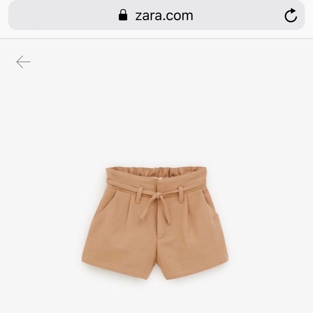 quần short zara auth bé gái, zara kid girl auth
