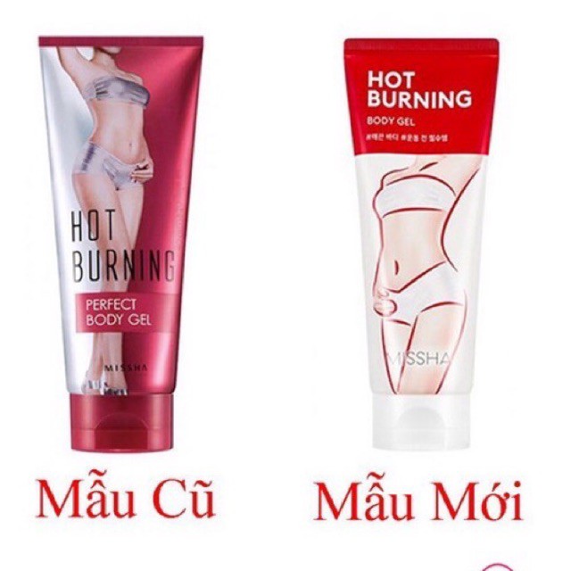 Gel Tan Mỡ Missha Hot Burning Perfect Body Gel 200ml