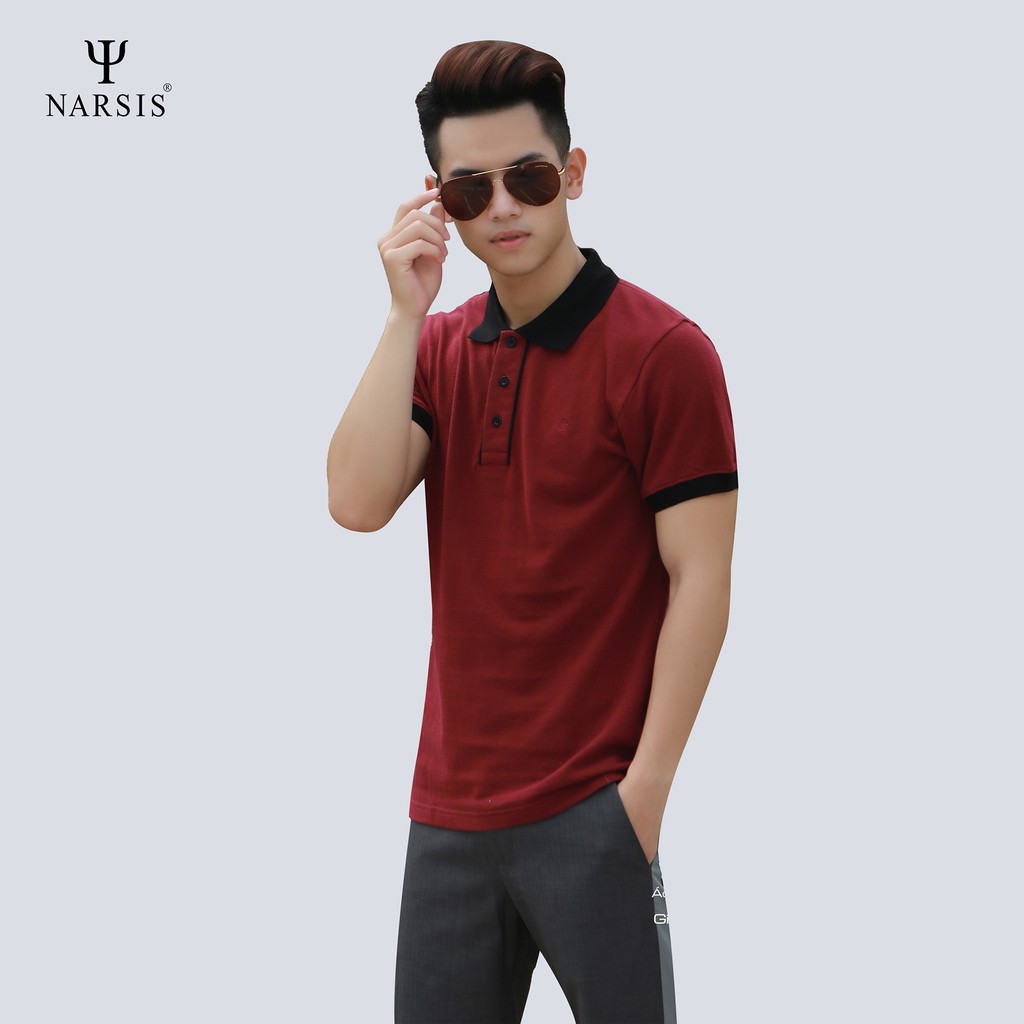 [Mã BMBAU50 giảm 7% đơn 99K] Áo Nam Narsis D4019, Chất liệu vải cao cấp bền đẹp