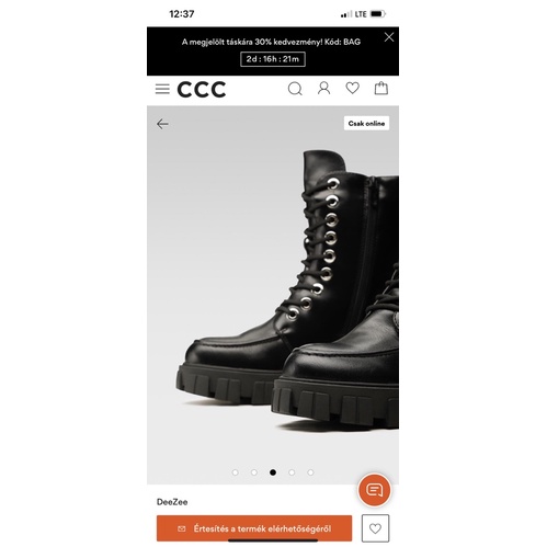 [JOIEHOME] Martin Boots cổ cao kéo khoá bên cá tính