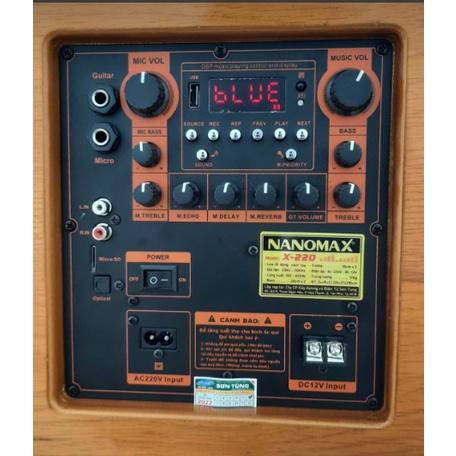 LOA KARAOKE XÁCH TAY NANOMAX X-220