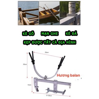 Gác cần ikada, kẹp gác cần trên bè, trên thuyền tiện lợi.