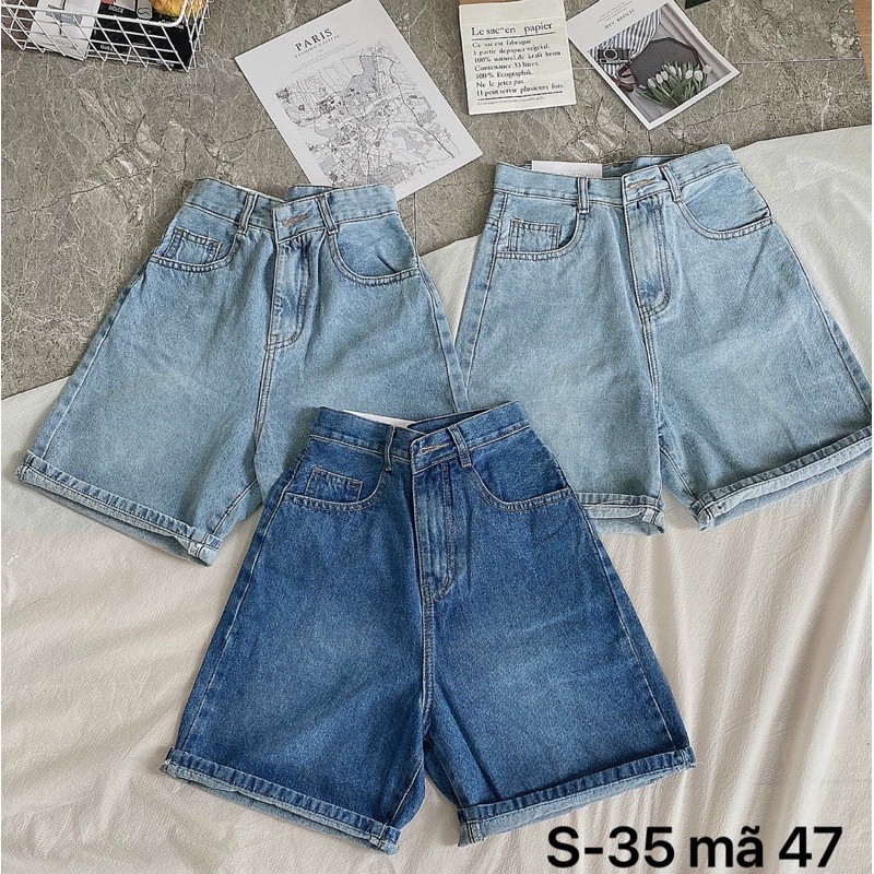 Quần ngố jean nữ trơn size đại kiểu quần lửng lưng cao hàng VNXK Msngo47 bigsize 2KJean | BigBuy360 - bigbuy360.vn