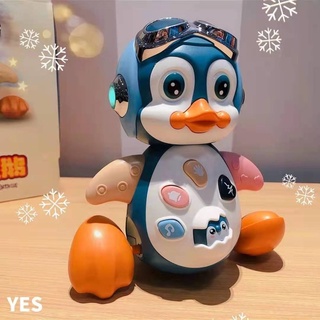 Đồ chơi chim cánh cụt nhảy múa phát nhạc điện tử cho bé