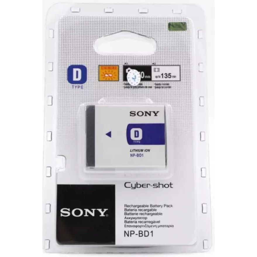 PIN MÁY ẢNH SONY NP-BD1, DUNG LƯỢNG CAO