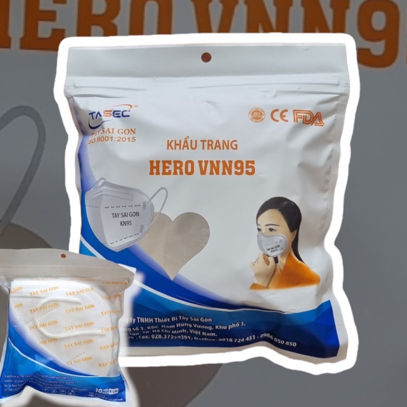 KHẨU TRANG N95 5D TÂY SÀI GÒN HÀNG CHUẨN