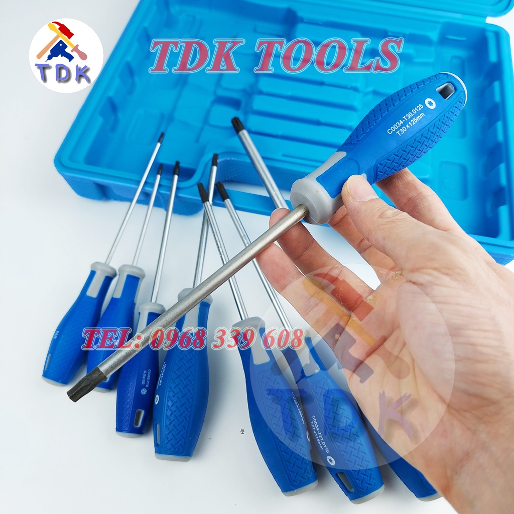 Bộ tô vít 8 cây đầu hoa thị hình sao chất lượng cao C0362 CMART