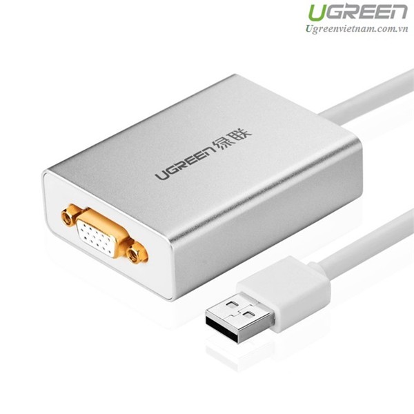 Cáp chuyển đổi USB to VGA chính hãng Ugreen 40244