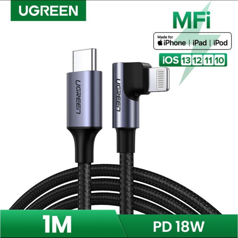 Ugreen Dây Cáp Sạc 3a Cho Iphone 7 8 9 11 X Xr Xs X Max