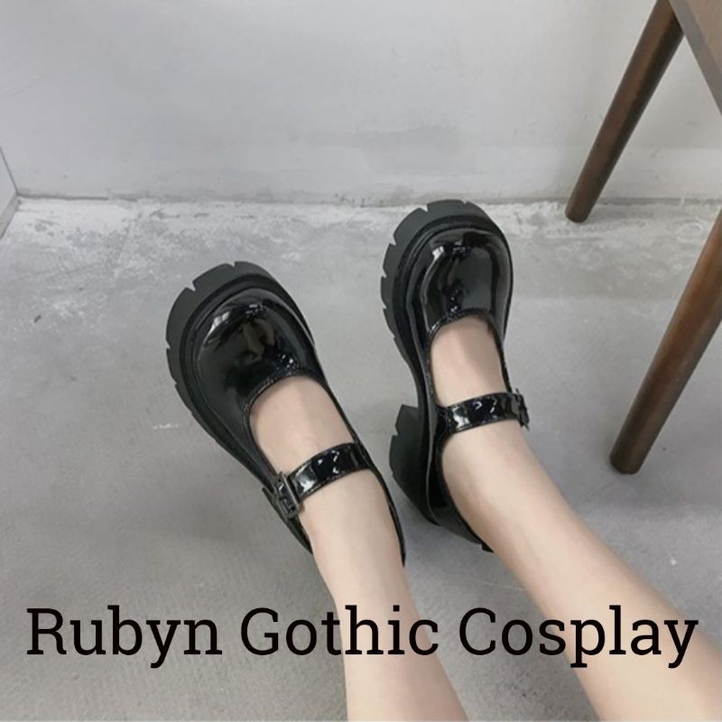 [CÓ SẴN] 🍁 Giày Lolita Oxford đế cao cosplay học sinh Nhật Bản ( BÓNG VÀ NHÁM ) | BigBuy360 - bigbuy360.vn