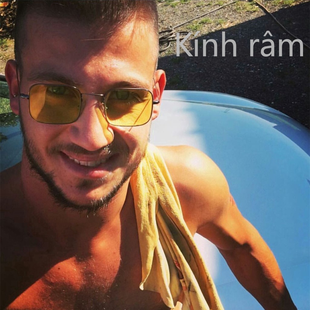 Kính mát hình vuông cao cấp thời trang cho nữ