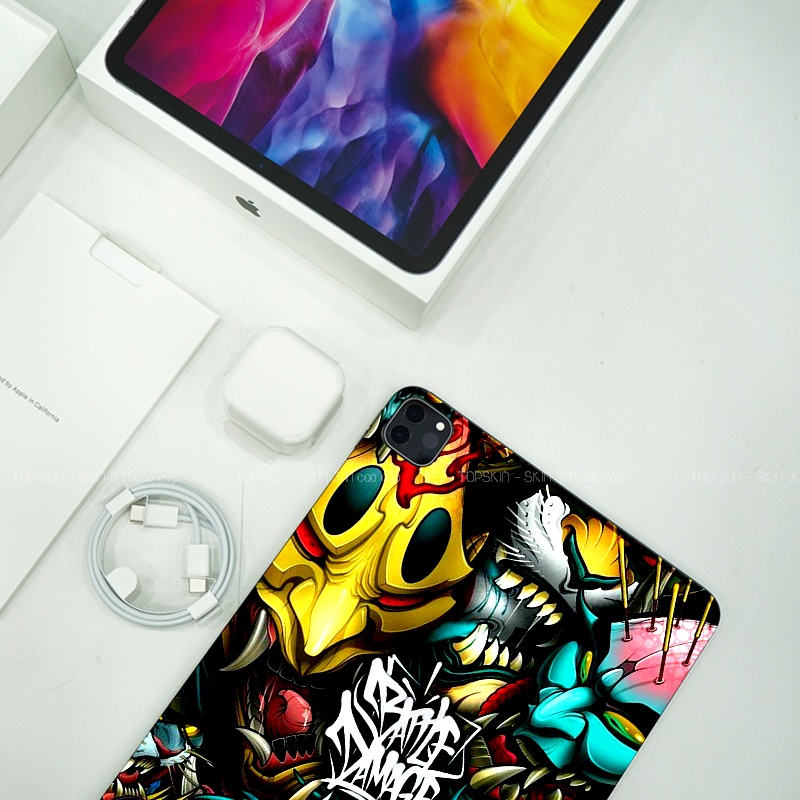 Miếng Dán Skin Ipad - Skin 3M Japan monster sticker  - Có mẫu cho tất cả các dòng Ipad, máy tính bảng
