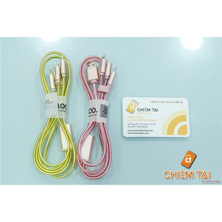 Cáp sạc Hoco 3 đầu