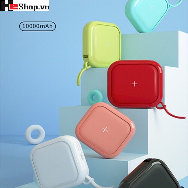 PIN DỰ PHÒNG KIÊM SẠC KHÔNG DÂY MIPOW CUBE X 1000PD 18W/WIRELESS CHARGER 10W