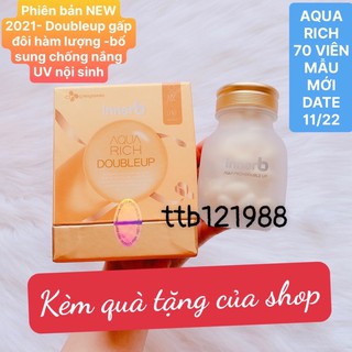 [Mã 229FMCGSALE giảm 8% đơn 500K] [ĐỦ BILL]Viên Uống Cấp Nước Collagen Innerb Aqua Rich 70 viên .