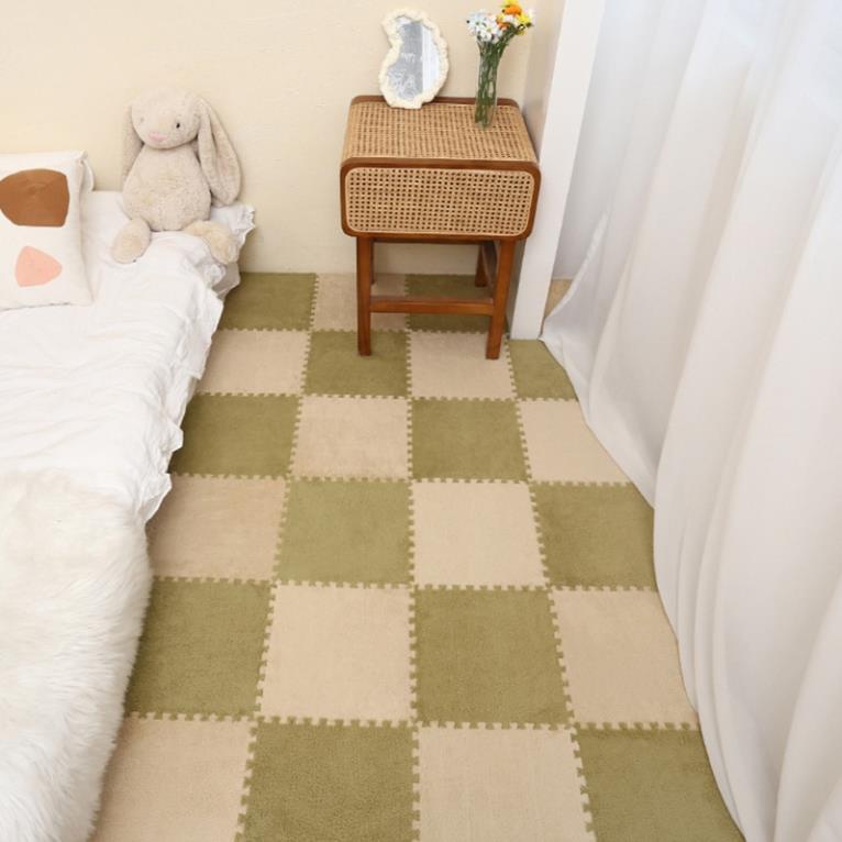 Miếng thảm xốp nhung lông lắp ghép nơi vui nơi cho bé
