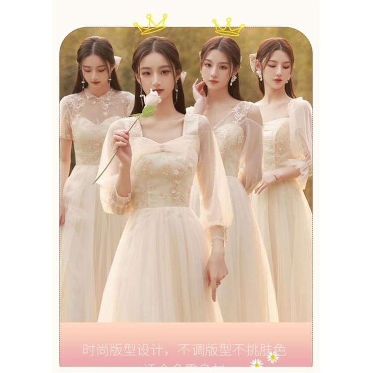 Đầm Phù Dâu Thiết Kế Mới Thời Trang Mùa Hè 2022 Dành Cho Nữ