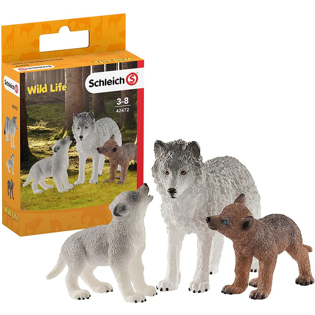 Mô hình Mẹ con chó sói SCHLEICH 42472