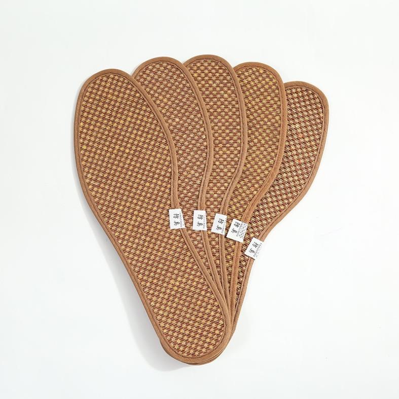 1 cặp lót giày công sở nam khử mùi sợi tre thoáng khí thấm mồ hôi êm chân chống trơn trượt
