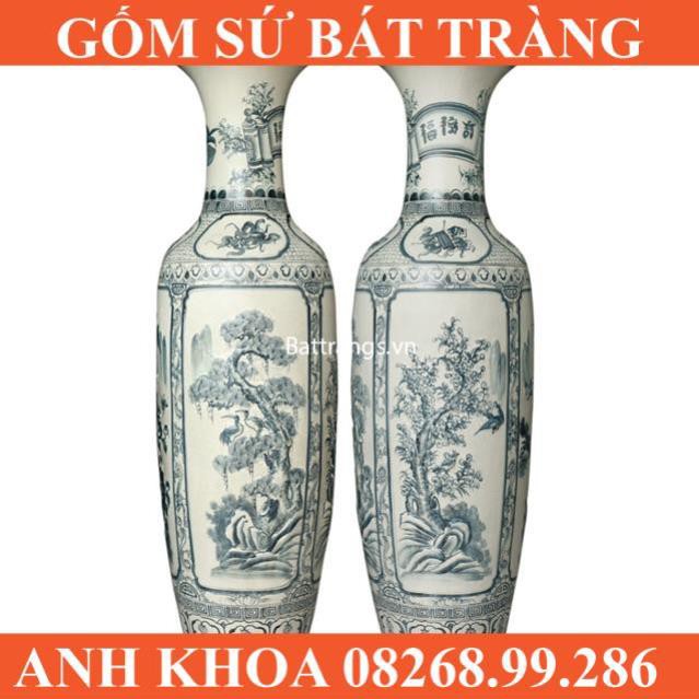 Lọ lộc bình, choé thờ - Gốm sứ Bát Tràng Anh Khoa