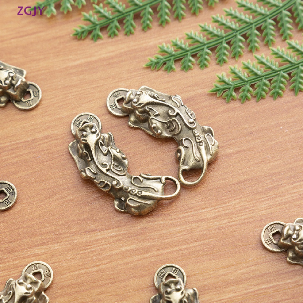 Móc Khóa May Mắn Bằng Đồng Thau Kiểu Dáng Sang Trọng Mới