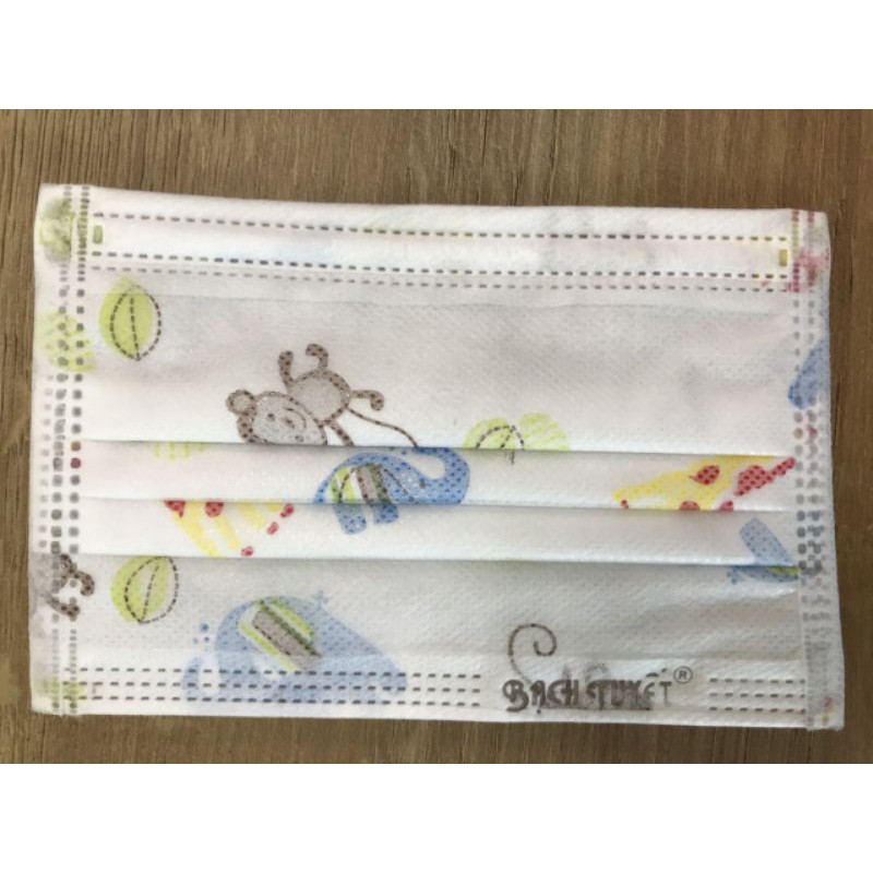 Khẩu  trang  y tế BBT trẻ  em  3 Lớp hộp  30 cái.