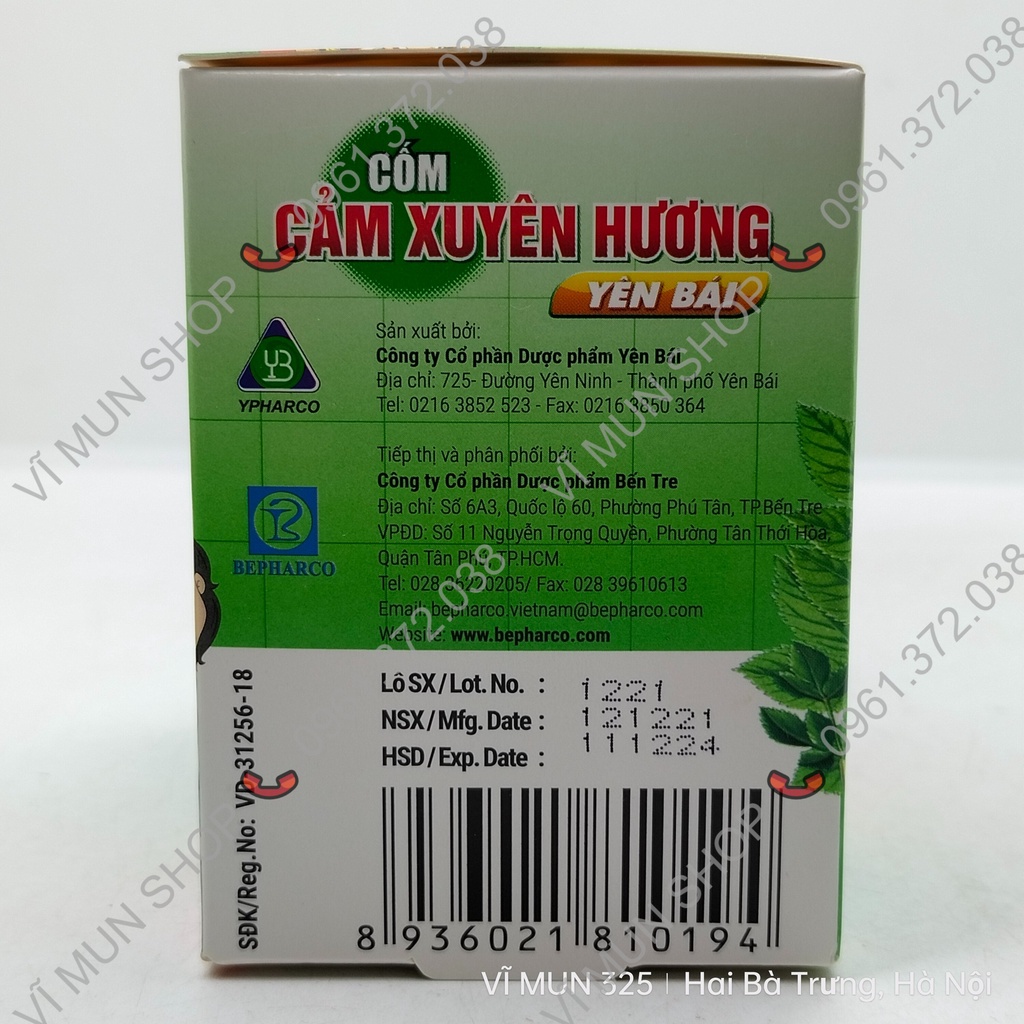 CẢM XUYÊN HƯƠNG YÊN BÁI - Cảm cúm, cảm lạnh, sổ mũi