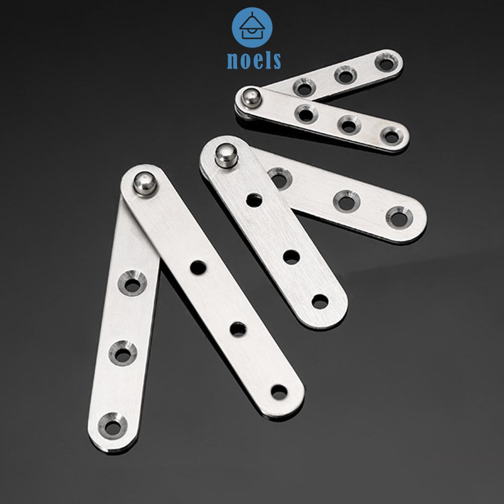 Set 2 Bản Lề Cửa Xoay Được Làm Từ Thép Không Gỉ