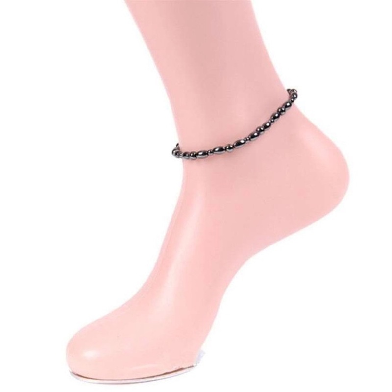 1 Lắc Chân Đá Màu Đen Thời Trang Unisex