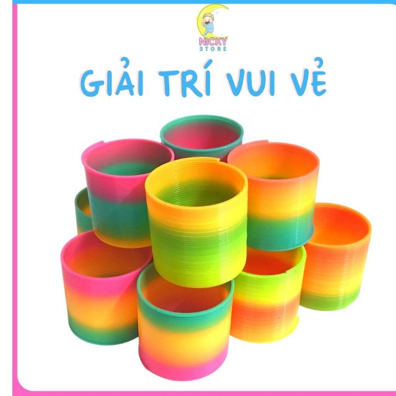 Đồ chơi lò xo cầu vồng