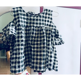 Áo karo baby doll