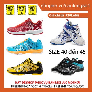 Giày cầu lông Kawasaki nhiều mẫu rẻ bền đẹp đa dạng màu sắc (size 40 đến 45)
