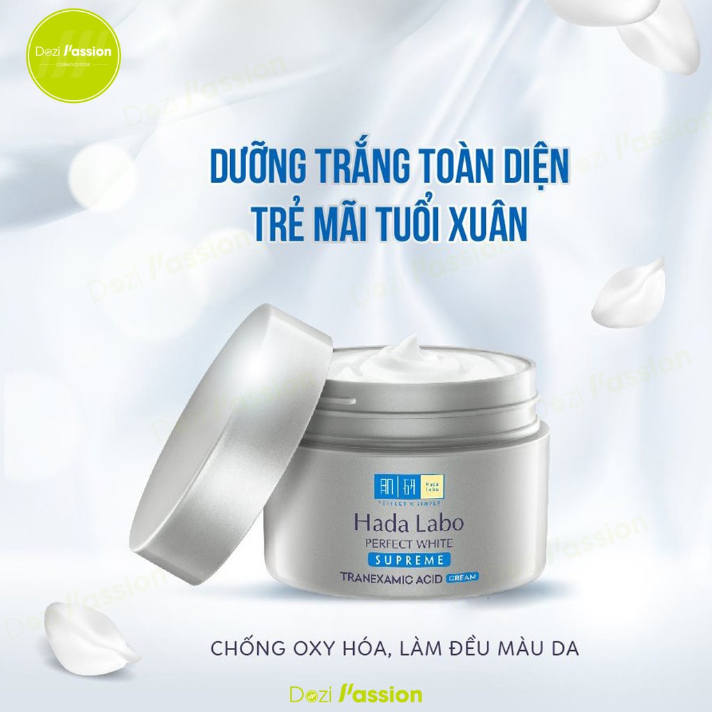 Kem Dưỡng Trắng Toàn Diện Hada Labo Perfect White Supreme Cream 50g