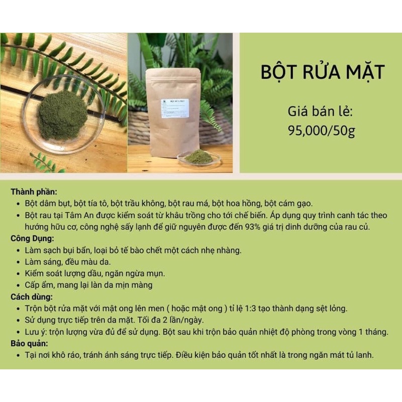 Bột rửa mặt