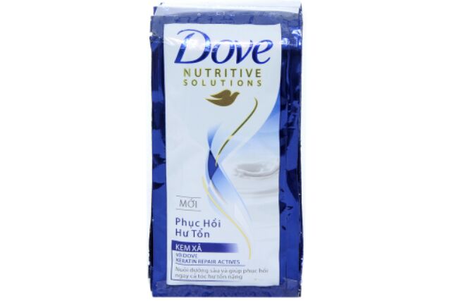 Dầu xả Dove Phục hồi hư tổn gói 6g (dây 12 gói)